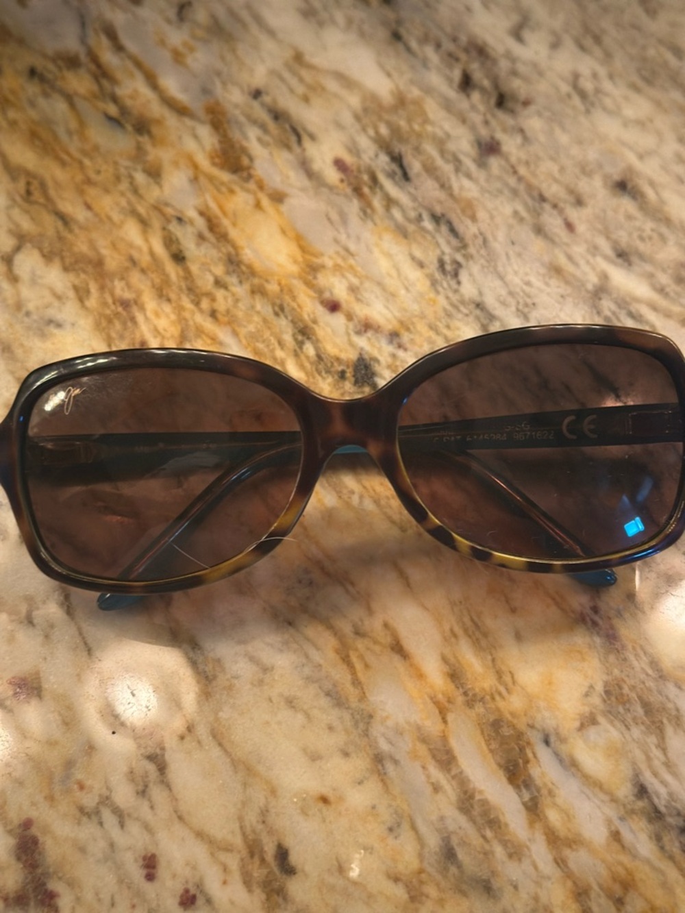 Maui Jim Women's Tortoise Shell Sunglasses with Brown Gradient Lenses